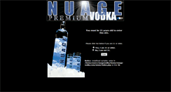 Desktop Screenshot of nuage-vodka.com